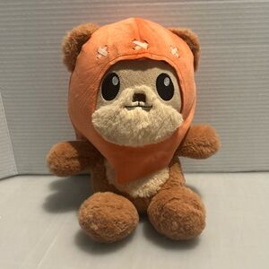 Disney STAR WARS Ewok 9” Plush Mattel Return Of Jedi Stuffed Animal Plushie